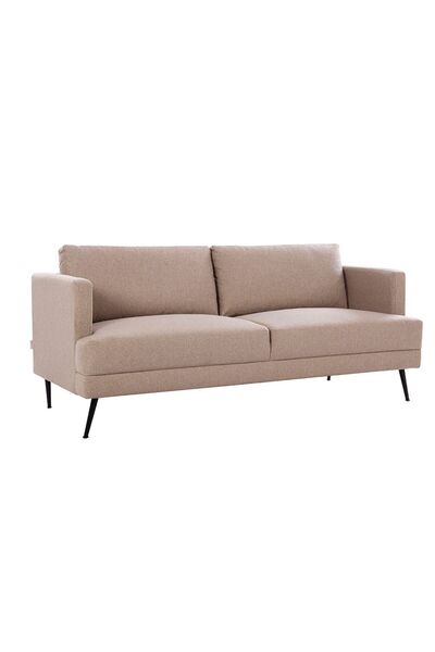 Danube Home Pescara 3 Seater Fabric Sofa - Caramel Cloud L200xW88xH90cm