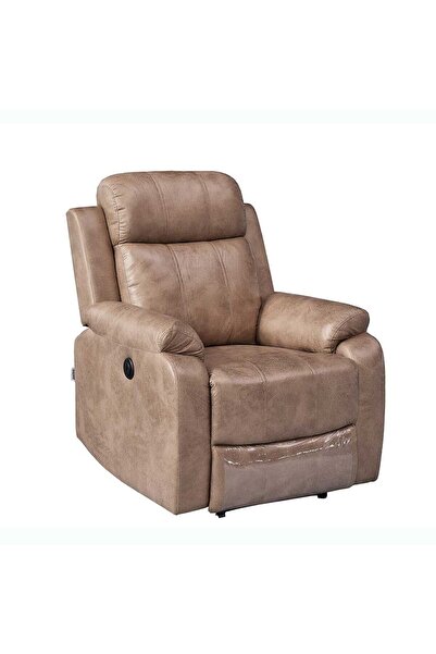 Danube Home Cedar 1 Seater Power Motion Recliner - Brown L82xW93xH104cm