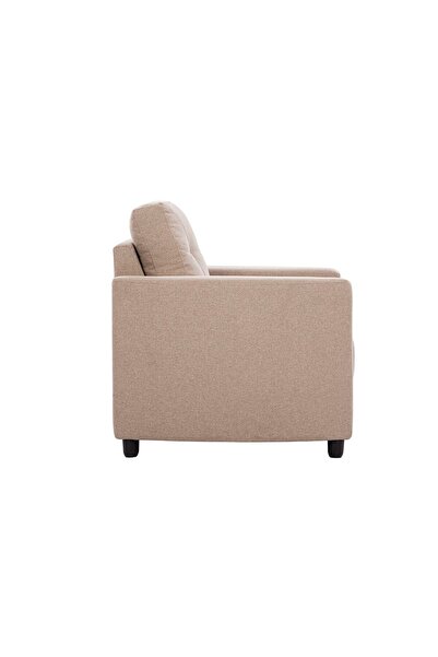 Danube Home Nottingham 1 Seater Fabric Sofa - Desert Sand L85xW85xH88cm