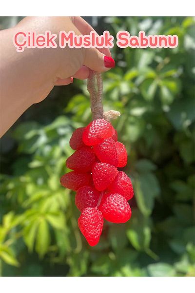 MHYSSA naturals صابون الصنبور الطبيعي المصنوع يدويًا (الفراولة)