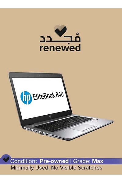 HP Pre-Owned Elitebook 840 G3 2016 14-inch Intel Core i5 6th Gen 16 GB 512 GB Intel HD Graphics Silver