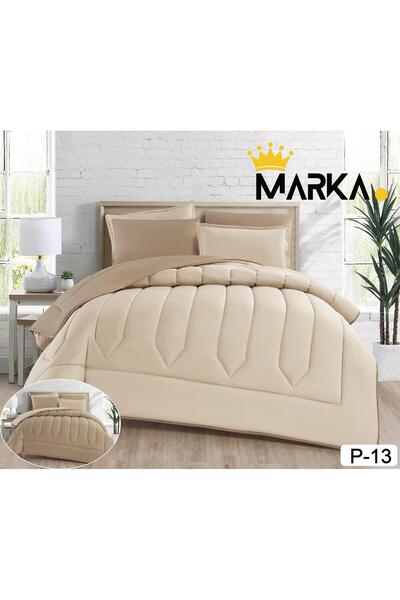 Marka Plain single bedspread, 4-piece set, double-sided system, size 170 x 230 cm