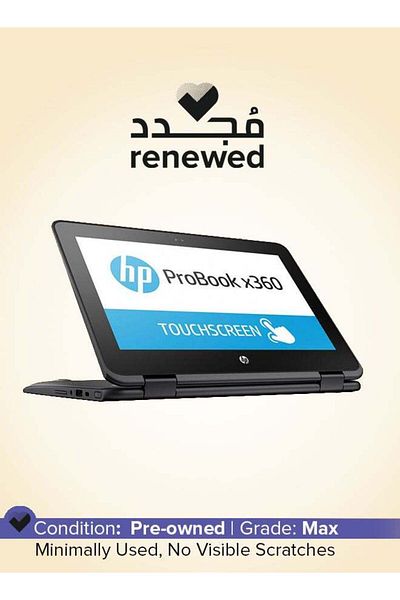 HP Pre-Owned Probook X360 2017 11.6-inch Intel Celeron 3rd Gen 4 GB 128 GB Intel HD Graphics Black