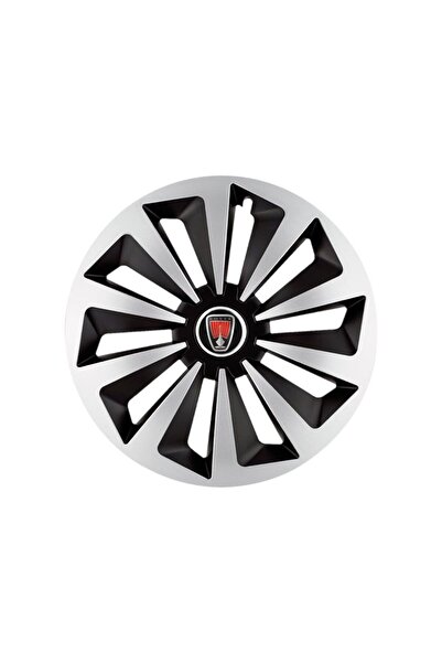 Autohelix MSA Set de 4 capace jante Fox Gri-Negru R16 pentru gama auto Range Rover