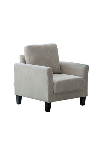 Danube Home Gamorah 1 Seater Fabric Sofa - Beige L88xW85xH94cm