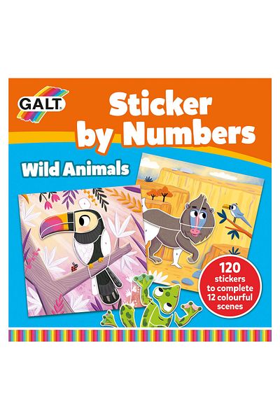 Galt Cartea mea cu stickere - Animalute salbatice