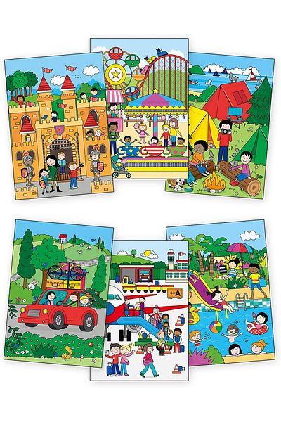 Galt Water Magic: Coloring Book On Vacation