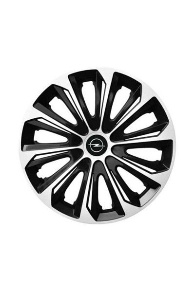 Autohelix MSA Set de 4 capace pentru roți extra rezistente, argintii R14, pentru gama de mașini Opel
