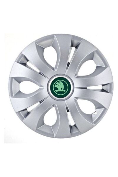 Autohelix MSA Set de 4 capace pentru jante de 16 inch, compatibile cu Skoda N...