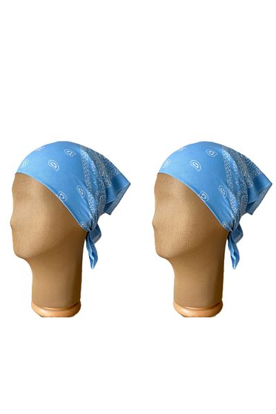 Rupen Kraft 100% cotton classic pattern unisex 2-piece bandana set colorful bandana ethnic patterned a quality bandana