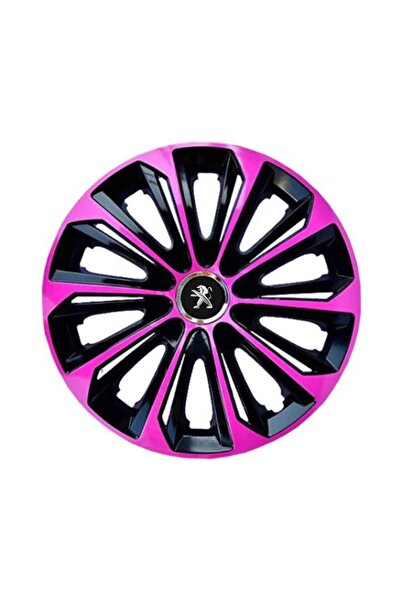 Autohelix MSA Set de 4 capace de jantă roz R16 extra rezistente pentru gama d...