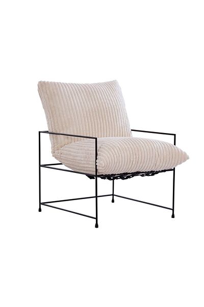Danube Home Hudson Arm Chair - Beige L71.1xW76.5xH84cm