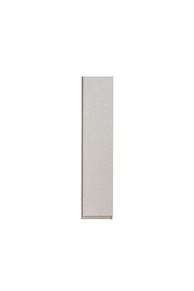 Danube Home Infinity 1-Door Wardrobe with Shelves - Light Taupe L50xW59xH230cm