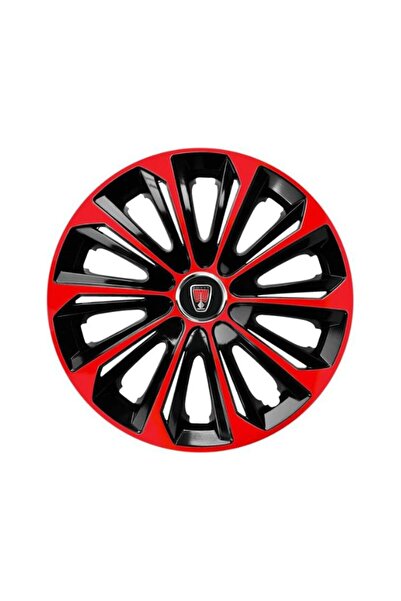 Autohelix MSA Set de 4 capace de jantă extra rezistente roșii R15 pentru gama de mașini Range Rover