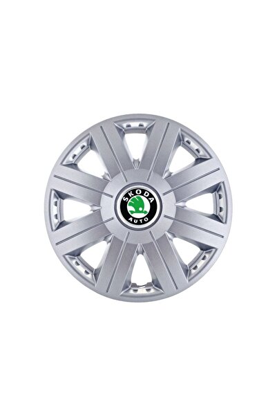 Autohelix MSA Set de 4 capace cromate pentru jante Cosmos R16 pentru gama Skoda