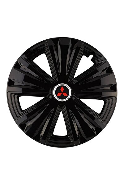 Autohelix MSA Set de 4 capace de jantă Glory negre R15 pentru gama auto Mitsu...
