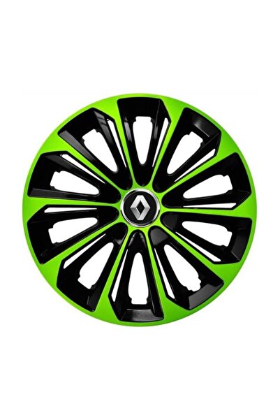 Autohelix MSA Set de 4 capace de jantă R14 verzi extra rezistente pentru gama...