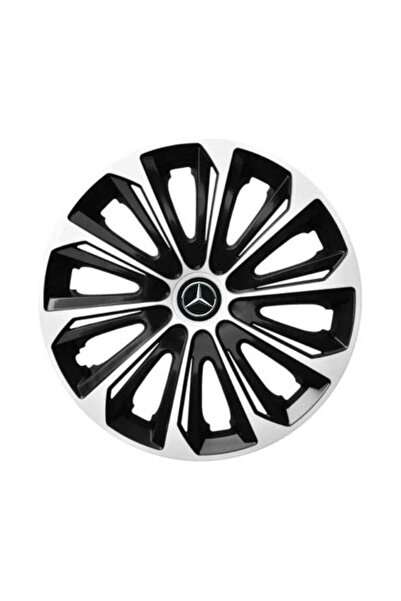 Autohelix MSA Set de 4 capace de jantă argintii extra rezistente R16 pentru gama de mașini Mercedes-Benz