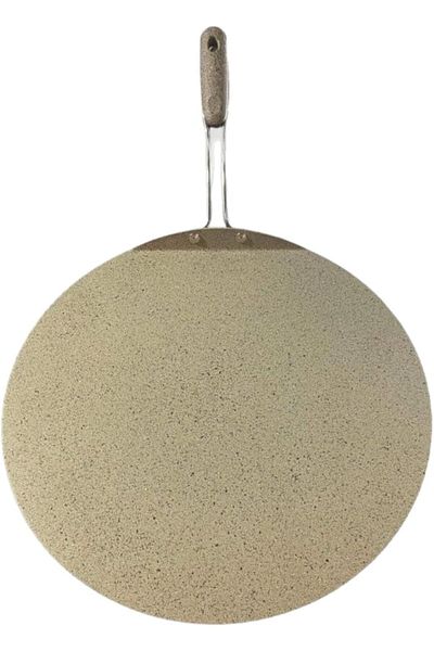 drobina Turkish Granite Sauté Pan with Long Handle, 35 cm (Brown)