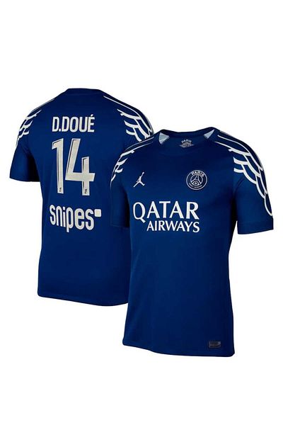 BARBITOS Desire Doué Psg 2025/26 New Season Home Adult Jersey-Z11