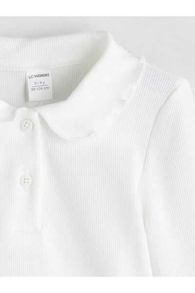 LC Waikiki Lcw Kids Baby Collar Girl's T-Shirt (W5)