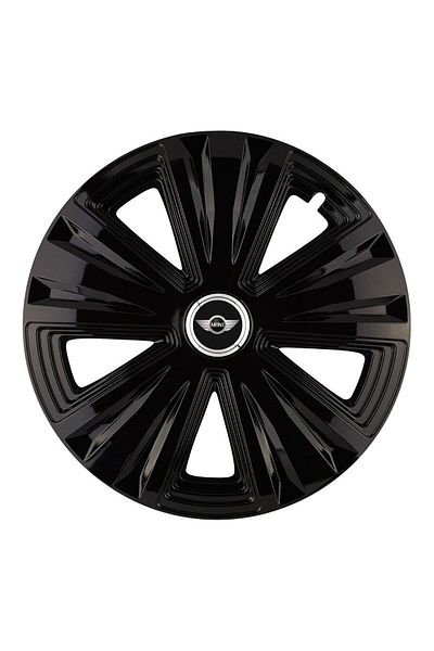 Autohelix MSA Set de 4 capace de jantă Glory negre R15 pentru gama de mașini Mini