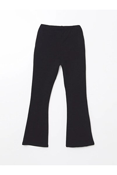 LC Waikiki LCW Kids Beli Lastikli İspanyol Paça Kız Çocuk Tayt (W5)