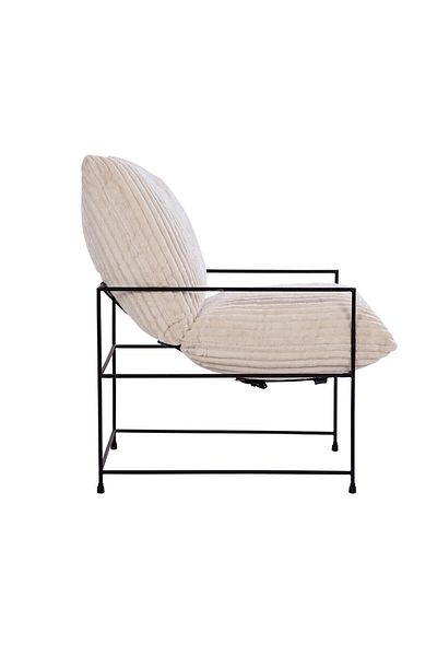 Danube Home Hudson Arm Chair - Beige L71.1xW76.5xH84cm