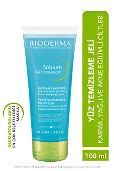 Biodermine جل سيبيوم الرغوي المنظف للبشرة المختلطة والدهنية المعرضة لحب الشبا...
