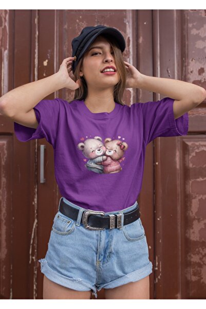 ArtYus TRIUC DE DAMĂ CU Mânecă scurtă, cu gât rotund, cu imprimeu prin transf...