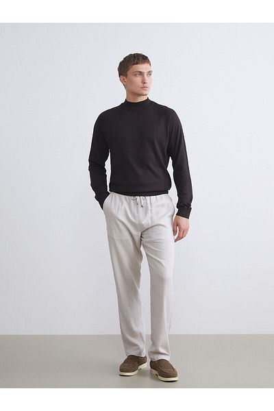 LC Waikiki Ανδρικό παντελόνι Standard Fit Line Blended