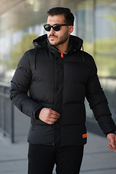 ByTrend Φουσκωτό παλτό με αποσπώμενη κουκούλα και γούνινο επένδυση PLDP 2911-BY_50453-1