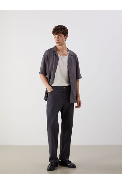 LC Waikiki Nevavm Slim Fit Gabardine Men's Trousers with a Difference