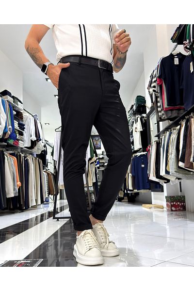 higo Anti-Wrinkle Slim Fit Men's Trousers