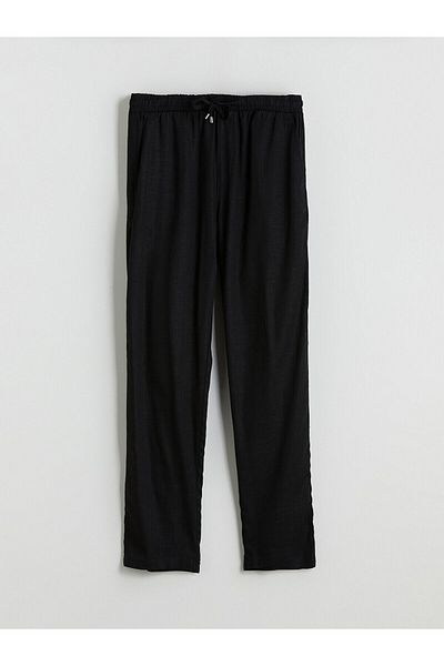 LC Waikiki Pantaloni pentru bărbați în amestec de in, cu potrivire standard