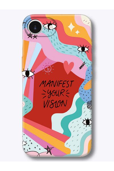frondcase iPhone 16E Manifest Your Vision Red Phone Case