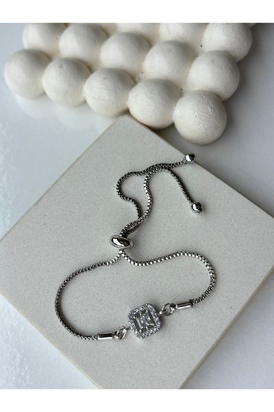 Ressia Square Baguette Stone Elevator Bracelet