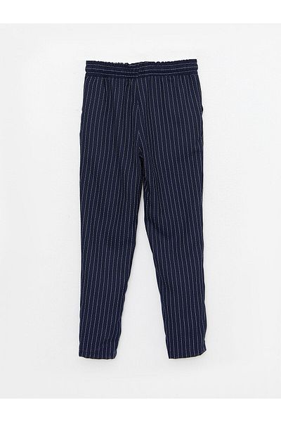 LC Waikiki Pantaloni pentru fete cu dungi cu talie elastică