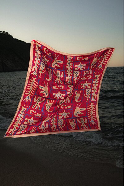 Materia Red Ethnic Bandana