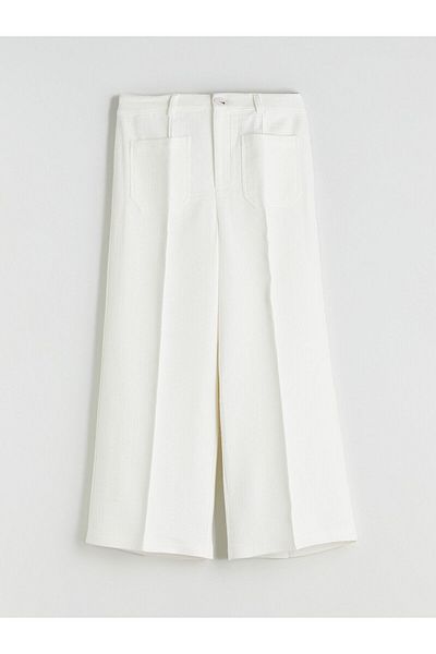 LC Waikiki Γυναικείο παντελόνι Skinny Fit με φαρδύ πόδι