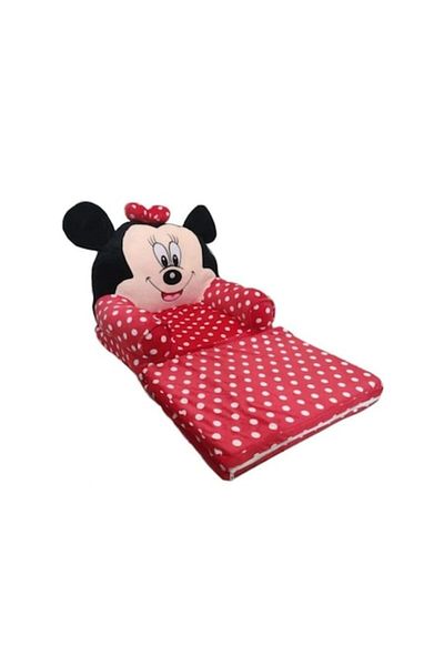 OEM Fotoliu de plus, Minnie Mouse, rosu, 50 cm, 1 an+