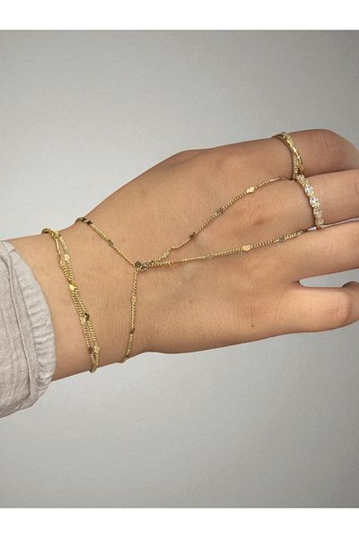 MUTENA Set of 3 with Steel Şahmeran Ring - Şahmeran Ring Set of 3