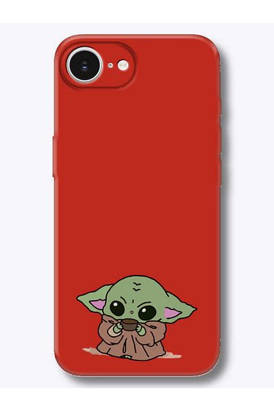 frondcase iPhone 16E Baby Yoda Red Phone Case