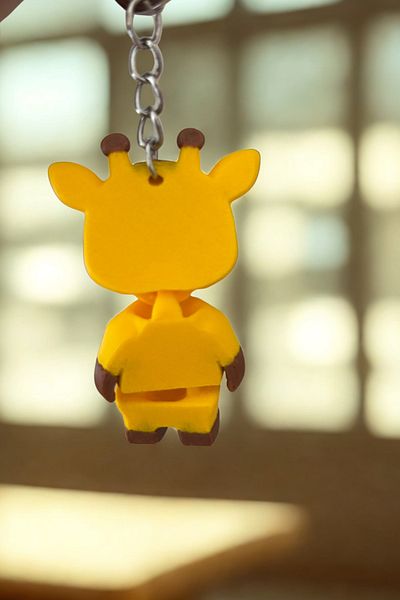 CESTOPİENO Ornament pentru geantă de mână Girafă / Breloc - 1 Buc