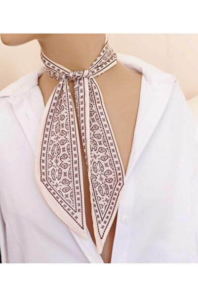 shop New Patterned Modern Stylish Satin Scarf Color Model Options