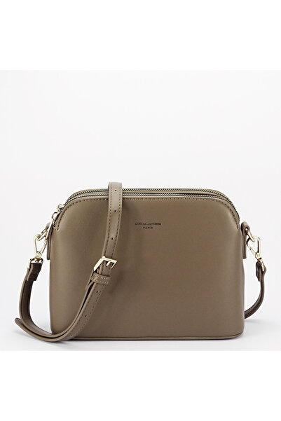David Jones Μεσαίου μεγέθους μπεζ τσάντα David Jones Paris CM6938 15