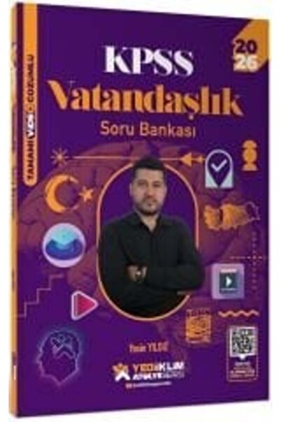 Yediiklim Yayınları Yediiklim 2026 KPSS Vatandaşlık Atölye Soru Bankası Çözüm...