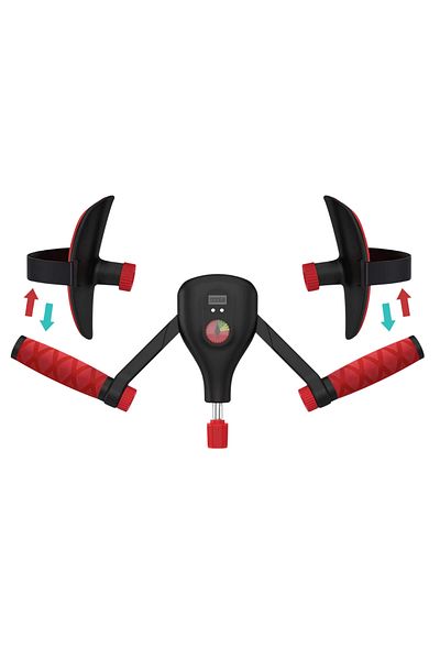 METATRON mT Multifunctional Fitness Machine, Flexor with Handles, for Thighs, Pelvis, Glutes, Arms and Back
