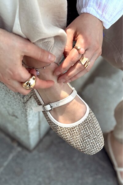 I Love Shoes Xeluri Textile Women's Ballerina Brown