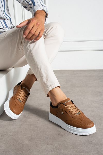 MCLACOS Men's Sneaker Tan Casual Sports Shoes High Sole Comfortable Design X55